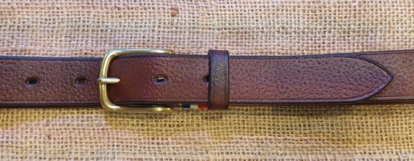 Ceinture Mixte sur mesure haut de gamme - Châtaigne - Image 2