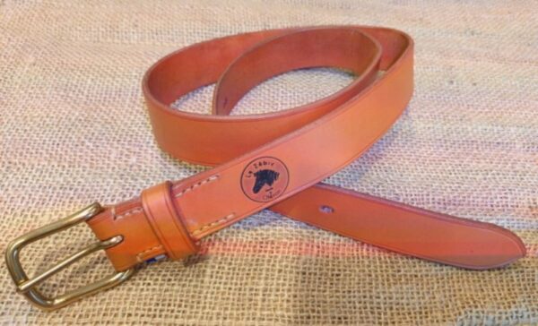 Ceinture Mixte sur mesure haut de gamme - Cognac - Image 4